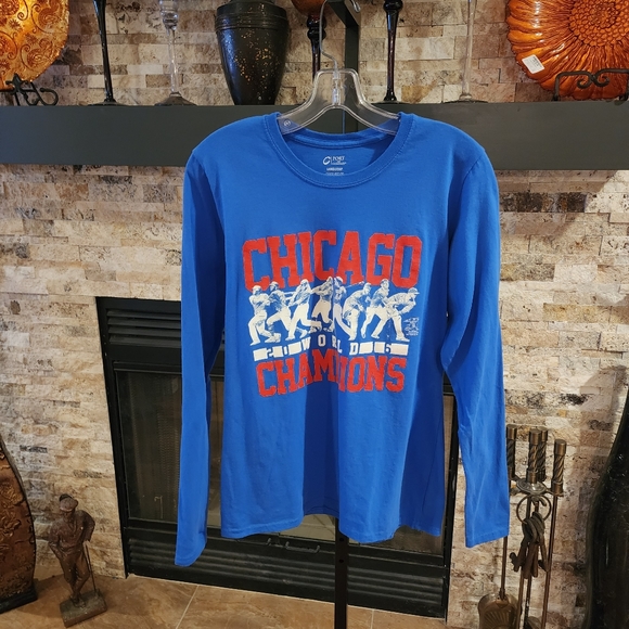 🎈🎈Bundle/ Three Chicago Cubs 2016 Championship  T Shirts Size Small - Picture 2 of 7